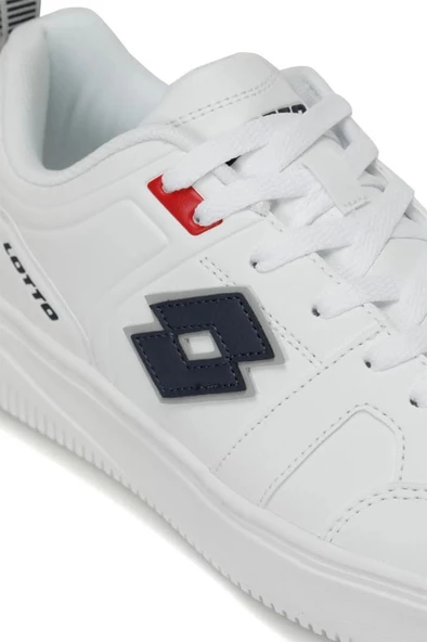 LOTTO PAULIN 3PR BEYAZ LACİVERT COMFORT CASUAL GÜNLÜK SPOR AYAKKABISI - Resim 9