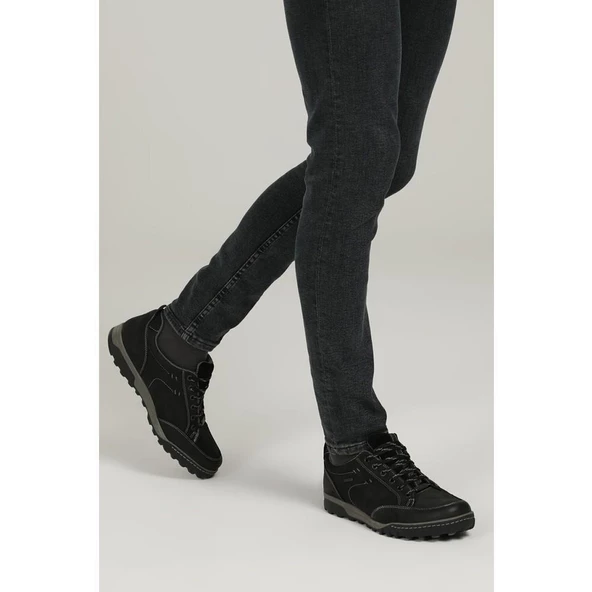 DOCKERS 217111 3PR SİYAH HAKİKİ DERİ SUYA DAYANIKLI GÜNLÜK AYAKKABI - 7