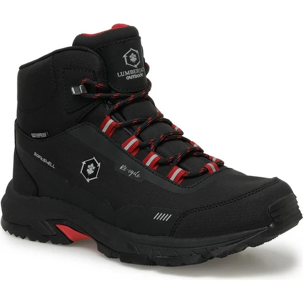 LUMBERJACK ECO HI 3PR SU GEÇİRMEZ WATERPROFF SİYAH KIRMIZI ERKEK OUTDOOR AYAKKABISI - Resim 2