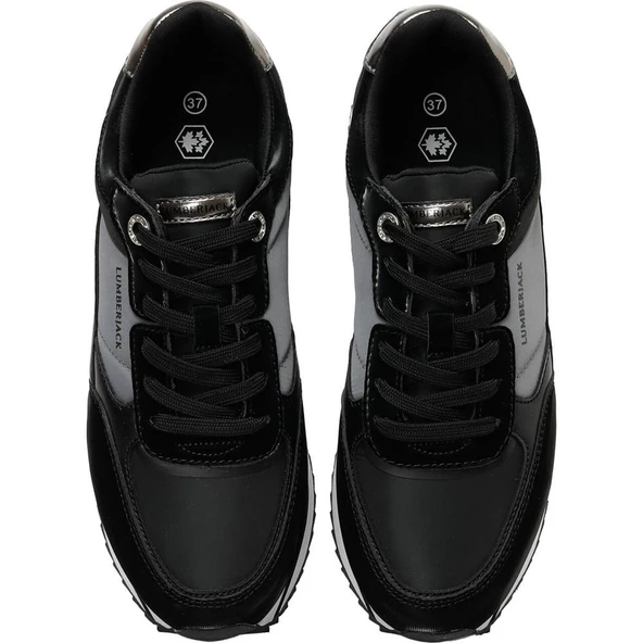 LUMBERJACK CENILA 3FX SİYAH DOLGU TABAN COMFORT CASUAL KADIN SNEAKER - 6