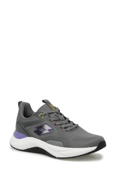 LOTTO LEWIS 3PR GRİ MOR COMFORT CASUAL GÜNLÜK KOŞU VE YÜRÜYÜŞ AYAKKABISI - 2