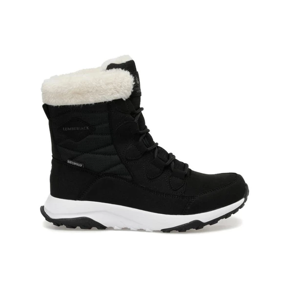 LUMBERJACK SANTA 3PR SİYAH SU GEÇİRMEZ WATERPROFF OUTDOOR GÜNLÜK BAYAN BOT - Resim 3