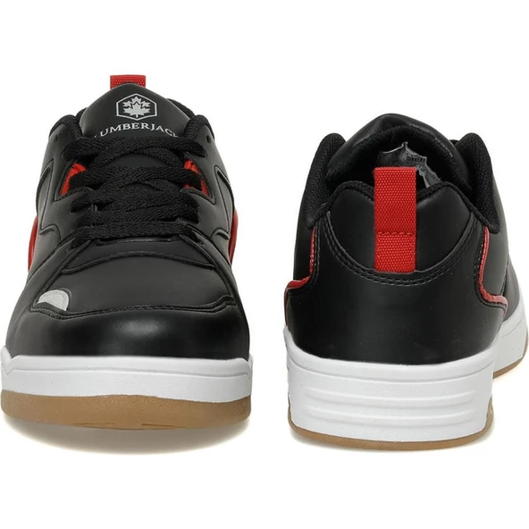 LUMBERJACK SILVIO 3FX SİYAH KIRMIZI  ERKEK SNEAKER - Resim 6