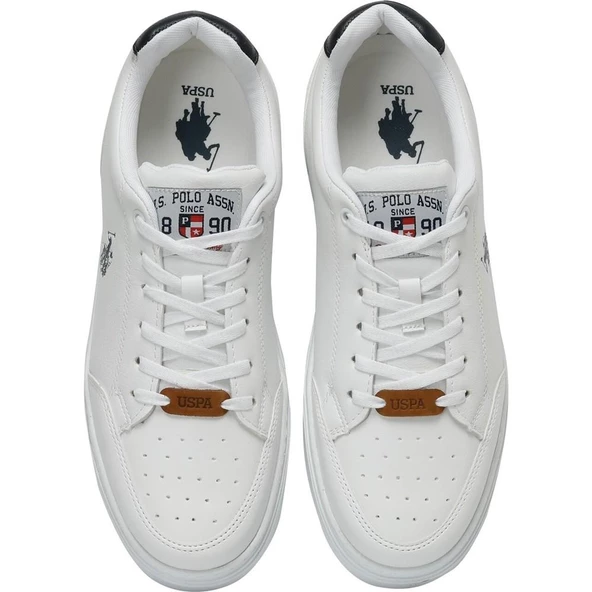 U.S.POLO ASSN NOAH 4FX BEYAZ COMFORT CASUAL ANATOMİK GÜNLÜK SPOR AYAKKABISI - Resim 6
