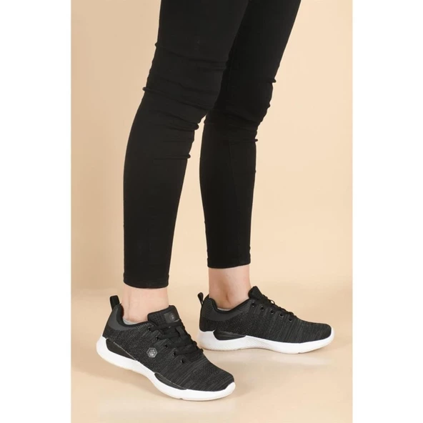LUMBERJACK WOLKY 3PR SİYAH COMFORT CASUAL MEMORY FOAM TABAN ANATOMİK SPOR AYAKKABI