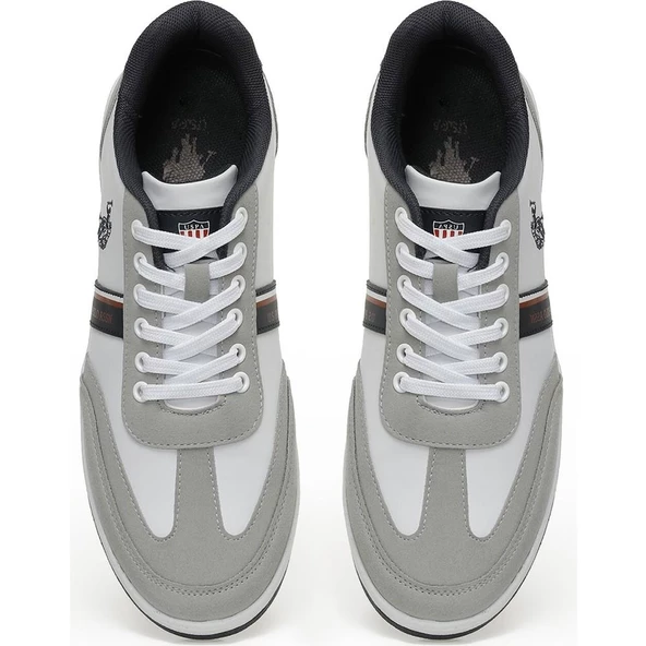 U.S.POLO ASSN.KARES PU 3PR BEYAZ COMFORT CASUAL ANATOMİK SNEAKER - 6