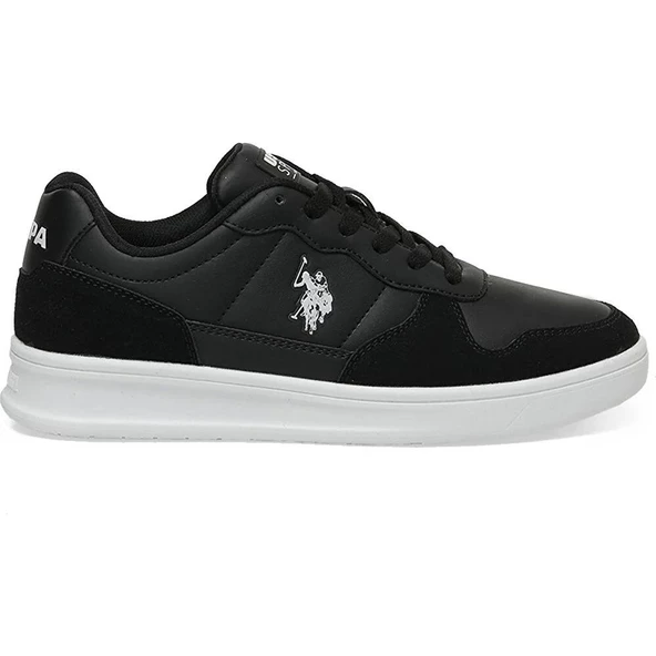 U.S.POLO ASSN CHARLIZE 4FX SİYAH BEYAZ COMFORT CASUAL GÜNLÜK SPOR AYAKKABISI - 5
