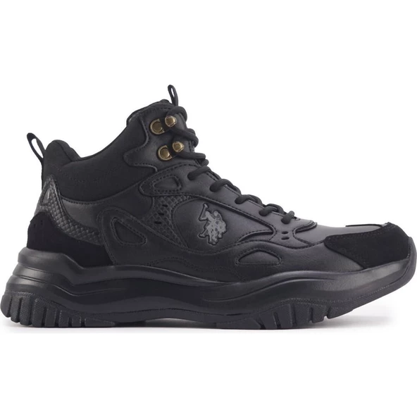 U.S.POLO ASSN MARCEL HI 3PR SİYAH SİYAH COMFORT CASUAL BOGAZLI SPOR BOT - 2