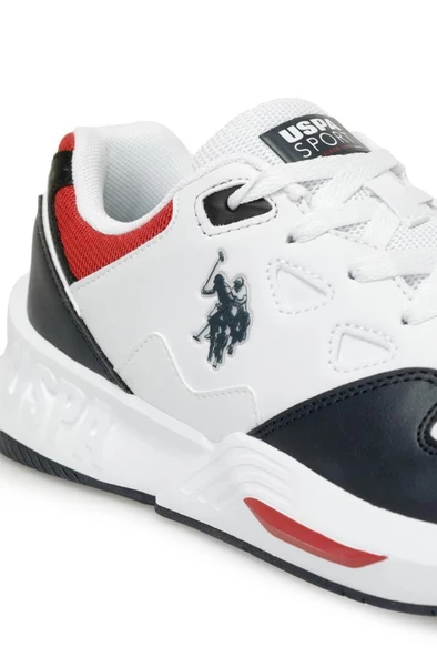 U.S.POLO ASSN VICE 3PR BEYAZ COMFORT CASUAL ANATOMİK GÜNLÜK SPOR AYAKKABI - Resim 9