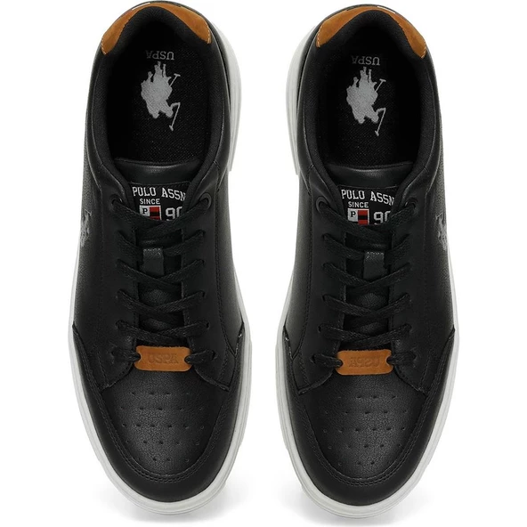 U.S.POLO ASSN NOAH 4FX SİYAH COMFORT CASUAL ANATOMİK GÜNLÜK SPOR AYAKKABISI - 6