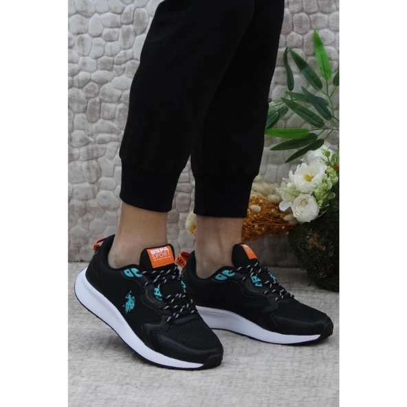 U.S.POLO ASSN ROMULUS 3PR SİYAH COMFORT CASUAL ANATOMİK GÜNLÜK SPOR AYAKKABISI - Resim 9