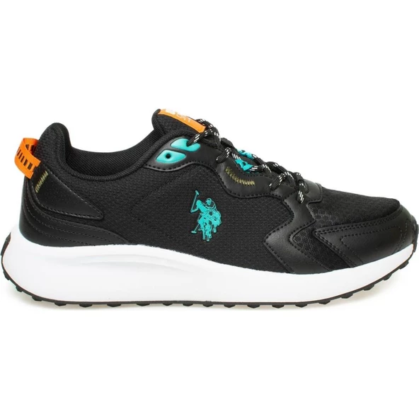 U.S.POLO ASSN ROMULUS 3PR SİYAH COMFORT CASUAL ANATOMİK GÜNLÜK SPOR AYAKKABISI