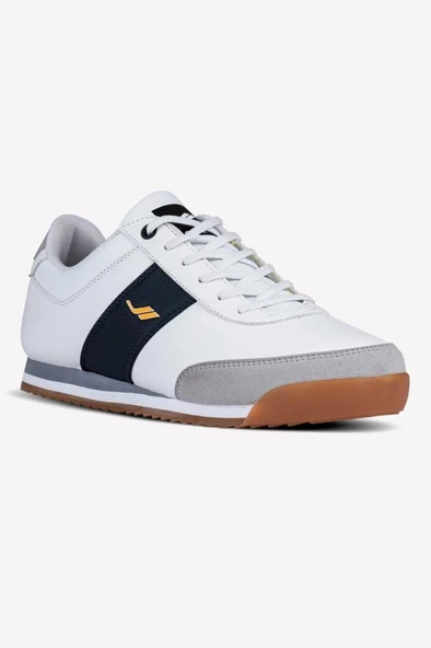 LESCON FLINT BEYAZ LACİVERT COMFORT CASUAL ANATOMİK GÜNLÜK SPOR AYAKKABI - 5