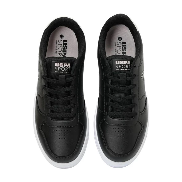 U.S.POLO ASSN ELLIS 3PR SİYAH COMFORT CASUAL ANATOMİK GÜNLÜK SNEKAER SPOR AYAKKABISI - 4