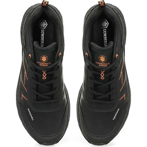 LUMBERJACK JOSEP 3PR SU GEÇİRMEZ WATERPROFF SİYAH TURUNCU ERKEK OUTDOOR AYAKKABI - Resim 4