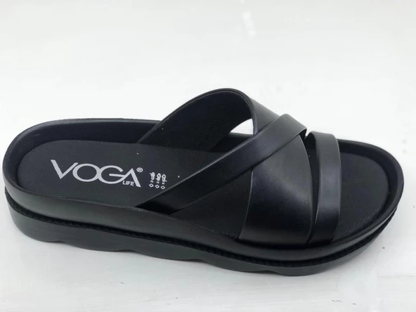VOGA 1736 SİYAH CİLT COMFORT CASUAL ANATOMİK GÜNLÜK TERLİK - 3