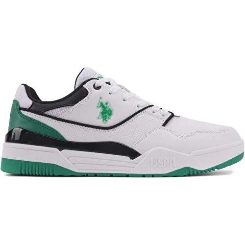 U.S.POLO ASSN MARTELL 3PR BEYAZ YEŞİL COMFORT CASUAL SPOR AYAKKABISI