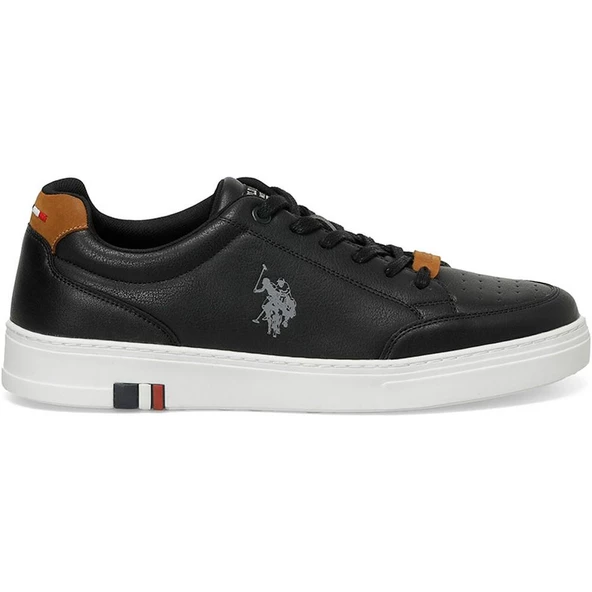 U.S.POLO ASSN NOAH 4FX SİYAH COMFORT CASUAL ANATOMİK GÜNLÜK SPOR AYAKKABISI - 3