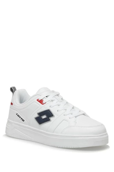 LOTTO PAULIN 3PR BEYAZ LACİVERT COMFORT CASUAL GÜNLÜK SPOR AYAKKABISI - Resim 4