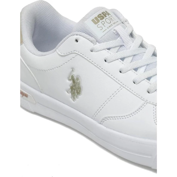 U.S.POLO ASSN ELLIS 3PR BEYAZ COMFORT CASUAL ANATOMİK GÜNLÜK SNEKAER SPOR AYAKKABISI - Resim 6