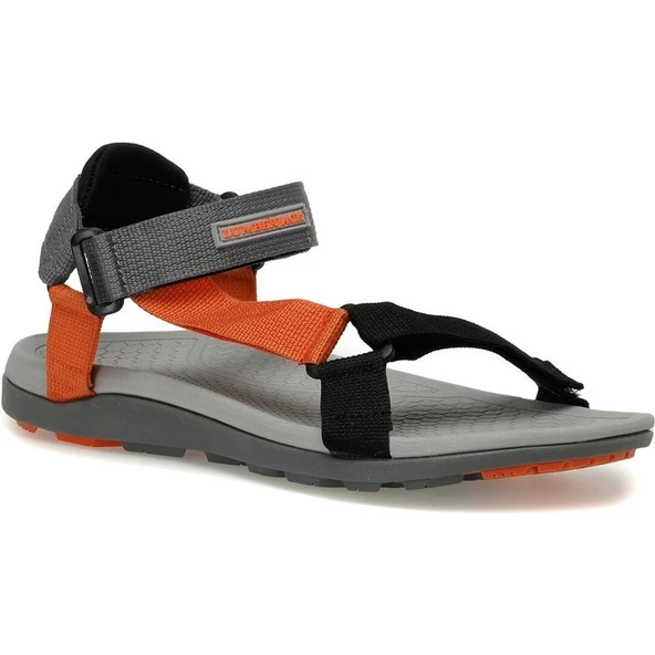 LUMBERJACK GLORY 3FX TURUNCU-GRİ COMFORT CASUAL ANATOMİK SPOR SANDALET - 2