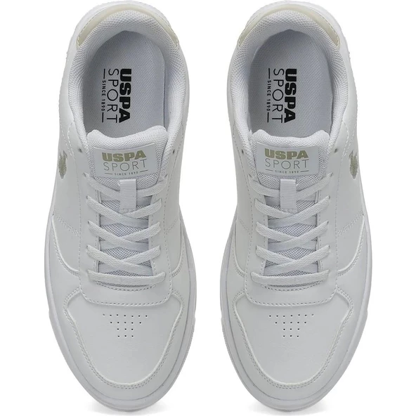 U.S.POLO ASSN ELLIS 3PR BEYAZ COMFORT CASUAL ANATOMİK GÜNLÜK SNEKAER SPOR AYAKKABISI - Resim 5