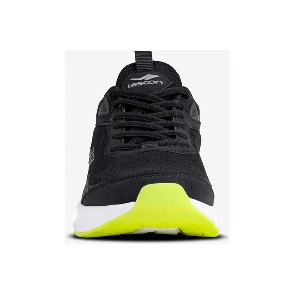 LESCON STREET RUNNER SİYAH COMFORT CASUAL ANATOMİK GÜNLÜK SPOR AYAKKABISI - Resim 5