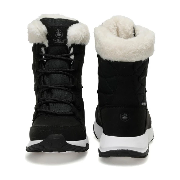 LUMBERJACK SANTA 3PR SİYAH SU GEÇİRMEZ WATERPROFF OUTDOOR GÜNLÜK BAYAN BOT - Resim 7