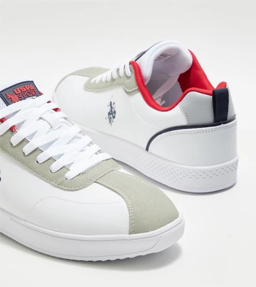 U.S.POLO ASSN BASEL 3PR BEYAZ COMFORT CASUAL GÜNLÜK SPOR AYAKKABISI