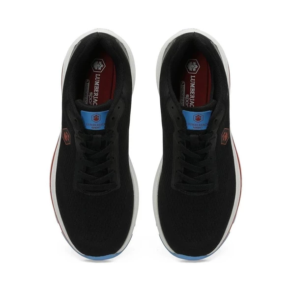 LUMBERJACK ALIOS 3PR SİYAH COMFORT CASUAL MEMORY FOAM HAFIZALI TABAN SPOR AYAKKABISI - Resim 4