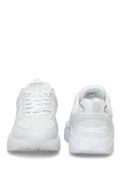 U.S.POLO ASSN VIOLET 3PR BEYAZ COMFORT CASUAL GÜNLÜK SPOR AYAKKABISI - Resim 6