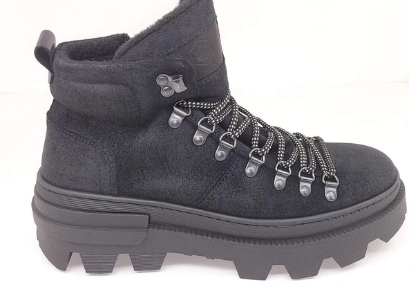 LUMBERJACK BRUNELLPO 3PR SİYAH SÜET DERİ COMFORT CASUAL TARZ ERKEK BOT - 9