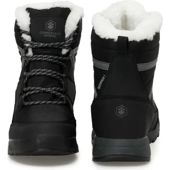 LUMBERJACK NIYA 3PR SİYAH SU GEÇİRMEZ WATERPROFF OUTDOOR KAR BOTU - 6