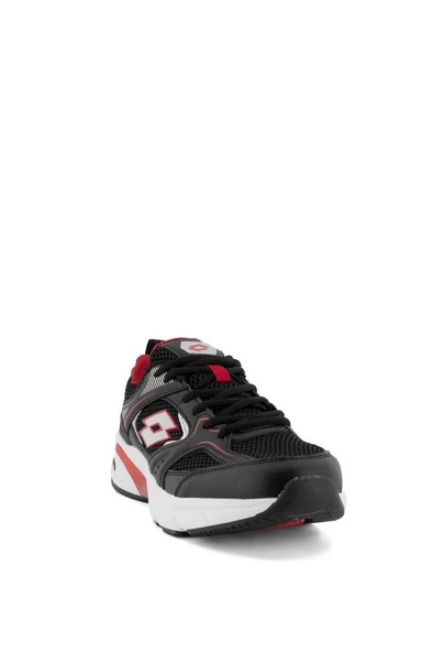 LOTTO ATHENS 3FX SİYAH KIRMIZI COMFORT CASUAL ERKEK SPOR AYAKKABISI - 3