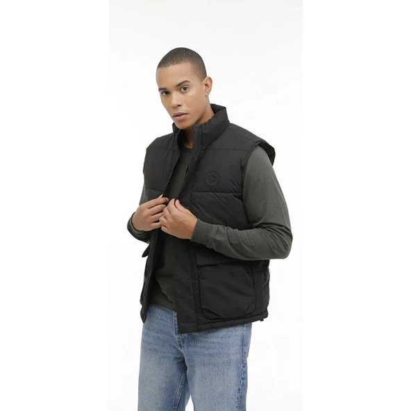 LUMBERJACK ARNOLD 3PR SİYAH COMFORT CASUAL YELEK - 7