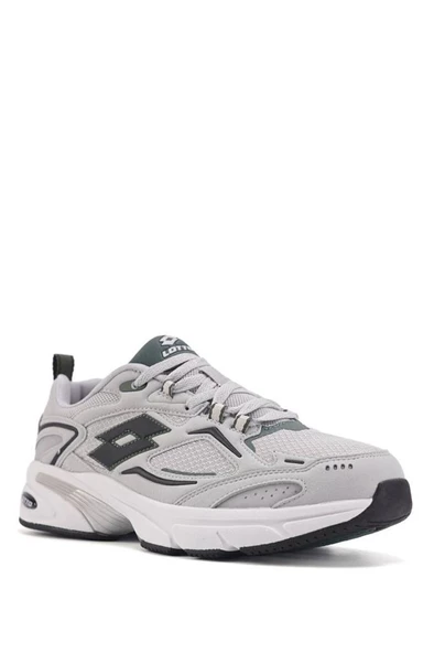 LOTTO NORWELL 3PR GRİ YEŞİL COMFORT CASUAL ANATOMİK SPOR AYAKKABISI - 3