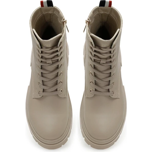 U.S.POLO ASSN HALLES 3PR BEJ COMFORT CASUAL GÜNLÜK KADIN BOT - 4
