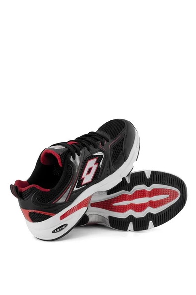 LOTTO ATHENS 3FX SİYAH KIRMIZI COMFORT CASUAL ERKEK SPOR AYAKKABISI - 5