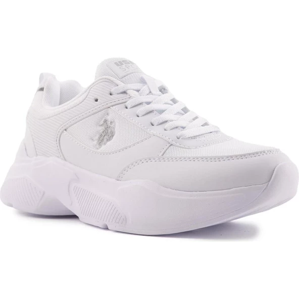 U.S.POLO ASSN VIOLET 3PR BEYAZ COMFORT CASUAL GÜNLÜK SPOR AYAKKABISI - Resim 3