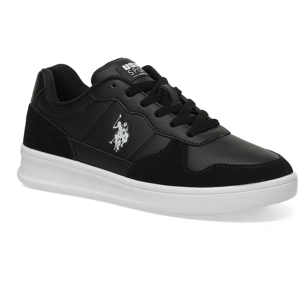 U.S.POLO ASSN CHARLIZE 4FX SİYAH BEYAZ COMFORT CASUAL GÜNLÜK SPOR AYAKKABISI