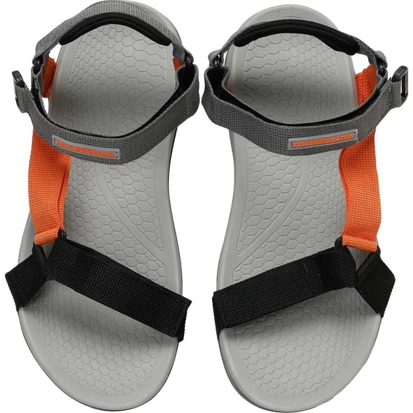 LUMBERJACK GLORY 3FX TURUNCU-GRİ COMFORT CASUAL ANATOMİK SPOR SANDALET - 5