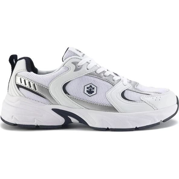 LUMBERJACK POL 3FX BEYAZ GRİ COMFORT CASUAL ANATOMİK  KOŞU&YÜRÜYÜŞ SPOR AYAKKABISI - 3