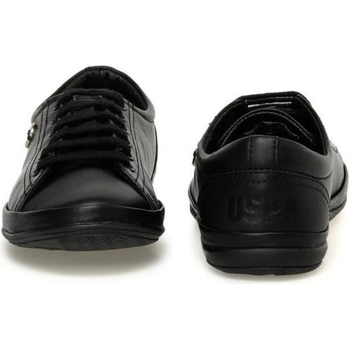 U.S.POLO ASSN JOJO 2PR HAKİKİ DERİ COMFORT CASUAL ANTOMİK SİYAH SİYAH AYAKKABI - 6