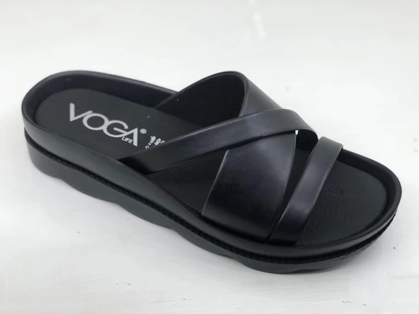 VOGA 1736 SİYAH CİLT COMFORT CASUAL ANATOMİK GÜNLÜK TERLİK