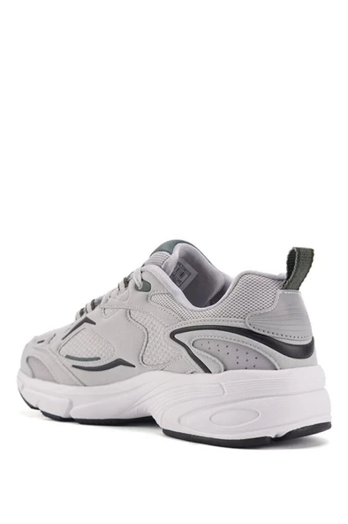 LOTTO NORWELL 3PR GRİ YEŞİL COMFORT CASUAL ANATOMİK SPOR AYAKKABISI - 4