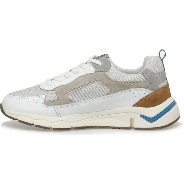 LUMBERJACK KASH 3FX BEYAZ HAKİKİ DERİ ERKEK SPOR AYAKKABI - 3