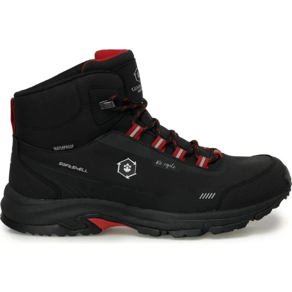 LUMBERJACK ECO HI 3PR SU GEÇİRMEZ WATERPROFF SİYAH KIRMIZI ERKEK OUTDOOR AYAKKABISI - Resim 3