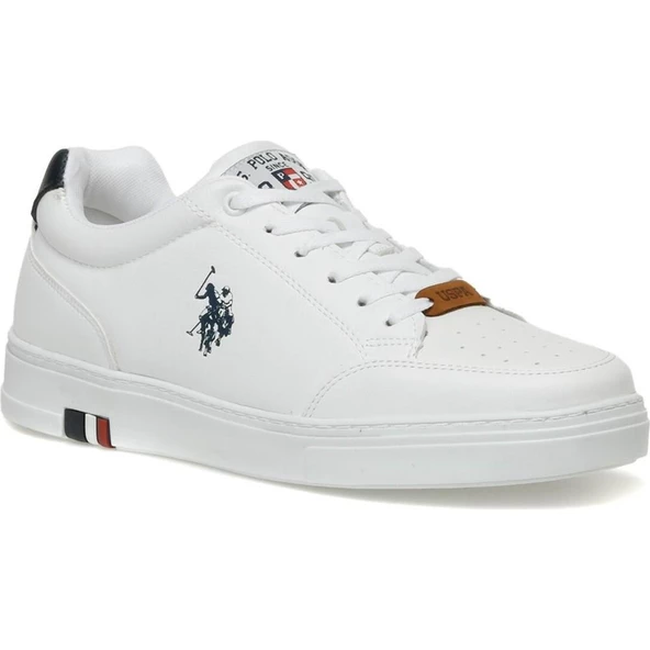 U.S.POLO ASSN NOAH 4FX BEYAZ COMFORT CASUAL ANATOMİK GÜNLÜK SPOR AYAKKABISI - Resim 2