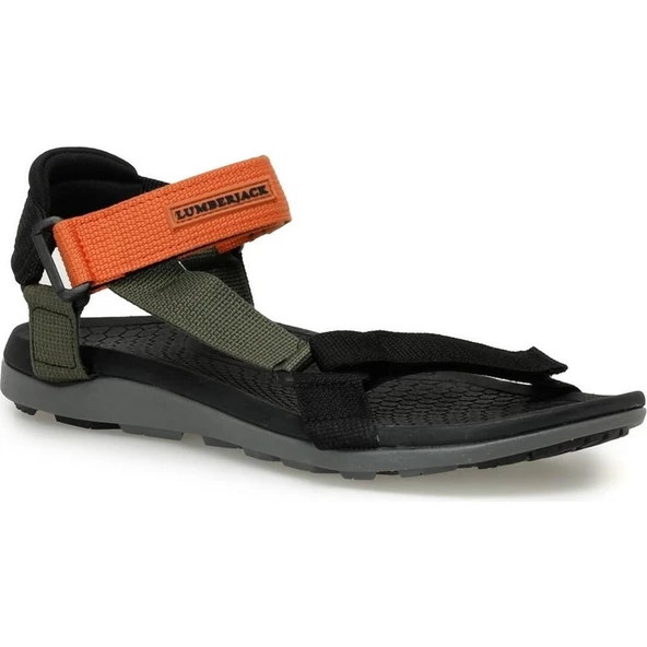 LUMBERJACK GLORY 3FX HAKİ-TURUNCU COMFORT CASUAL ANATOMİK SPOR SANDALET