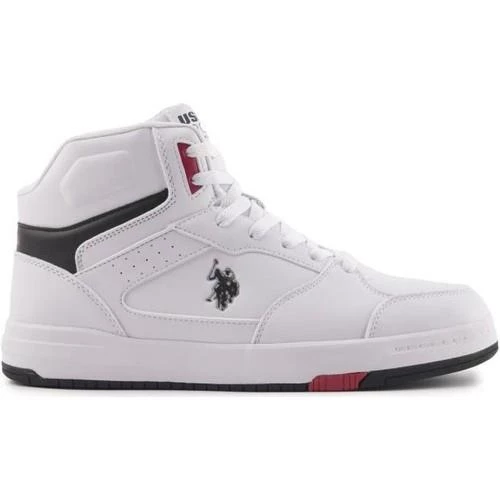 U.S.POLO ASSN PRESTO HI 3PR BEYAZ BOGAZLI COMFORT CASUAL SNEAKER